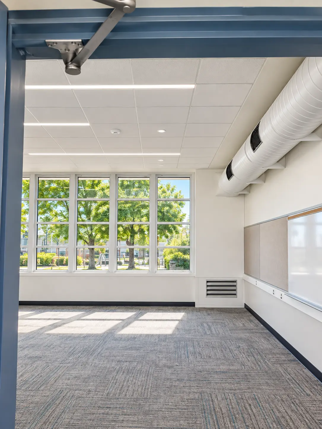 Classroom with Nelson Adams products