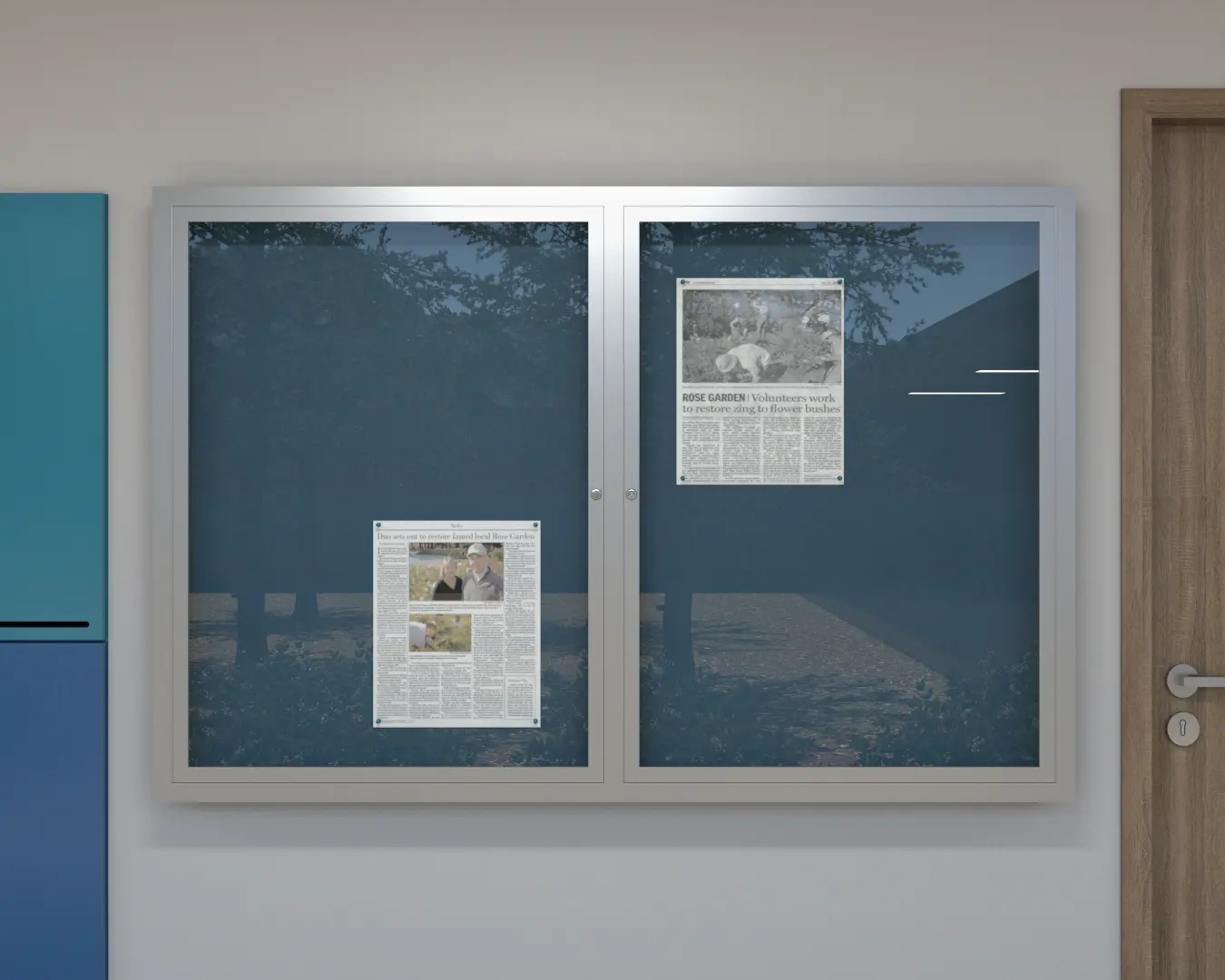 Hinged Bulletin Boards view 4